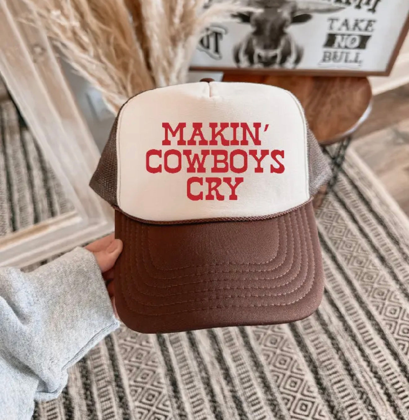 Makin Cowboys Cry Trucker Hat