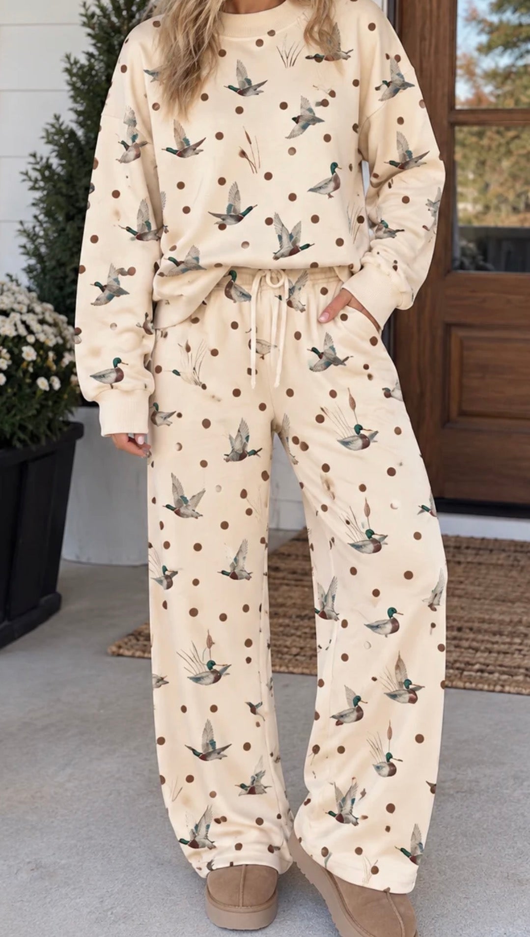 Mallard Polka Dot Set