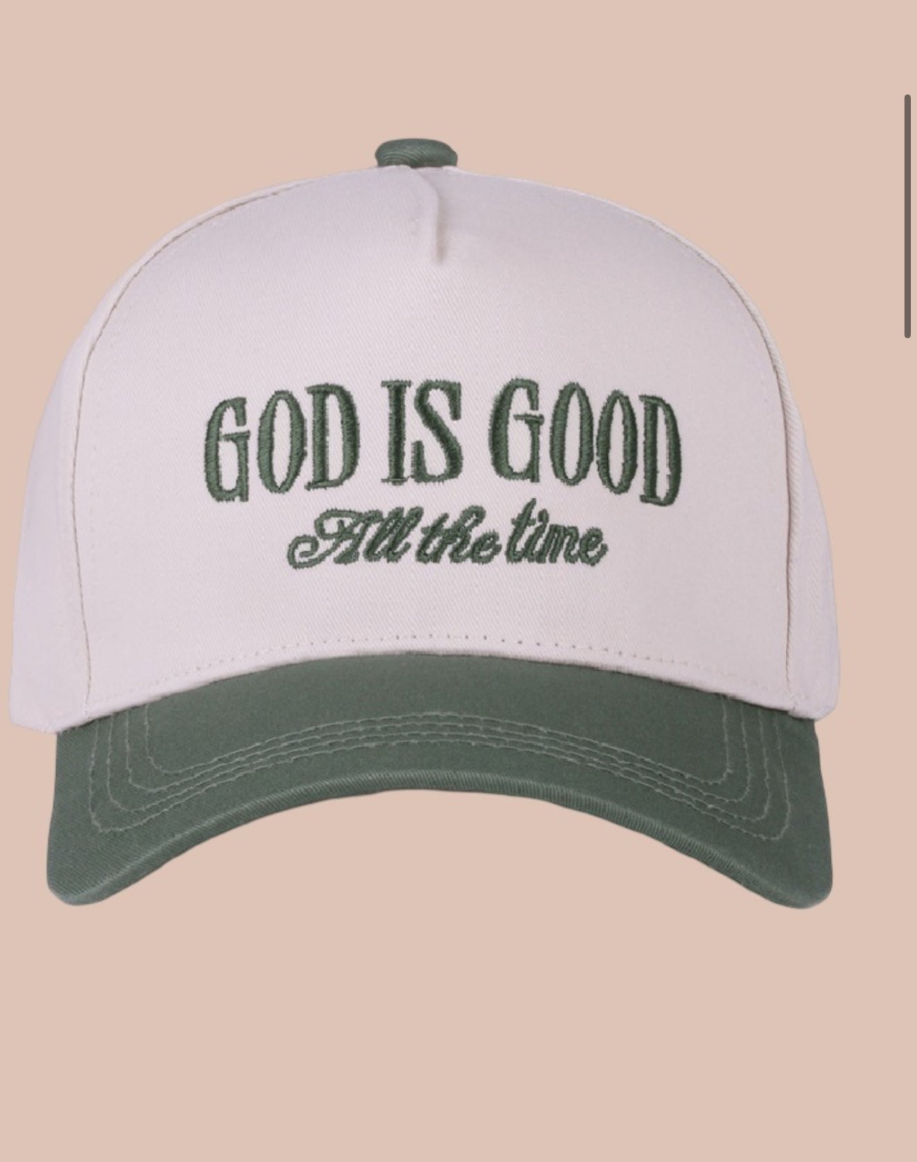 God is Good All the Time Two-Tone Forest Hat