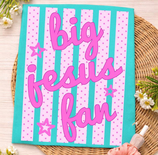 Big Jesus fan tee