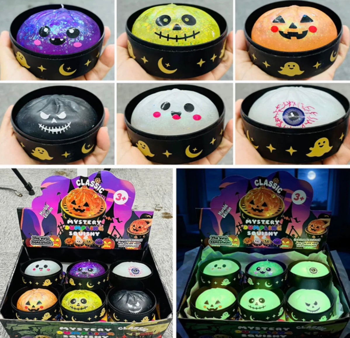 Mystery Halloween Glow in the Dark Dumplings