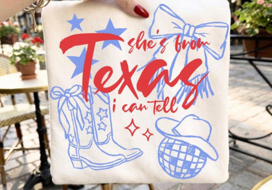 She’s from Texas tee