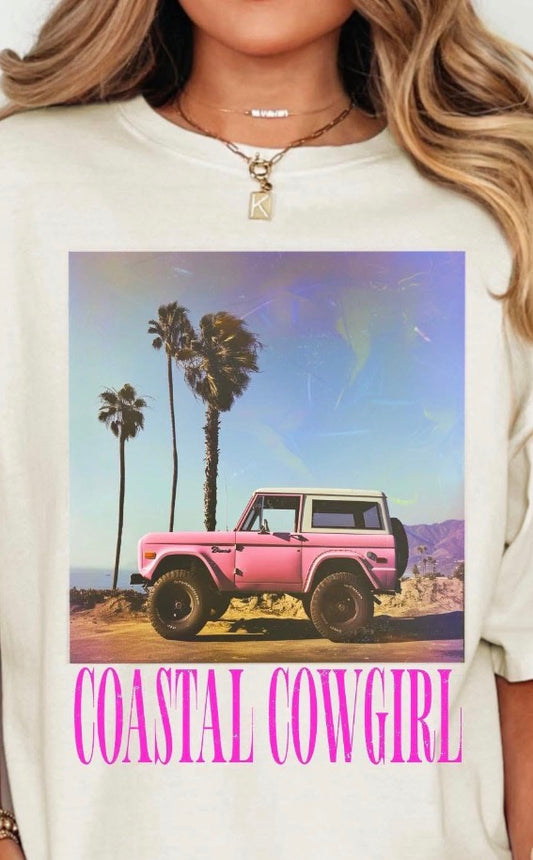 Coastal Cowgirl Bronco tee
