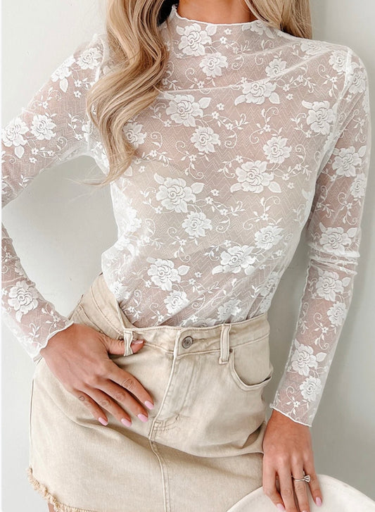 Lace Mesh Top