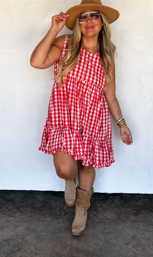 Gingham Dress
