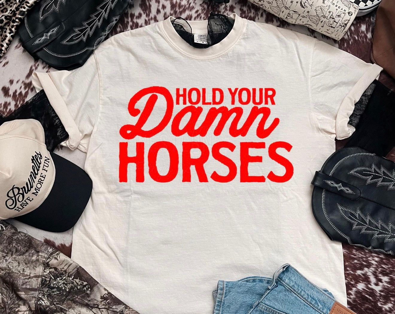 Hold your Damn Horses Ivory