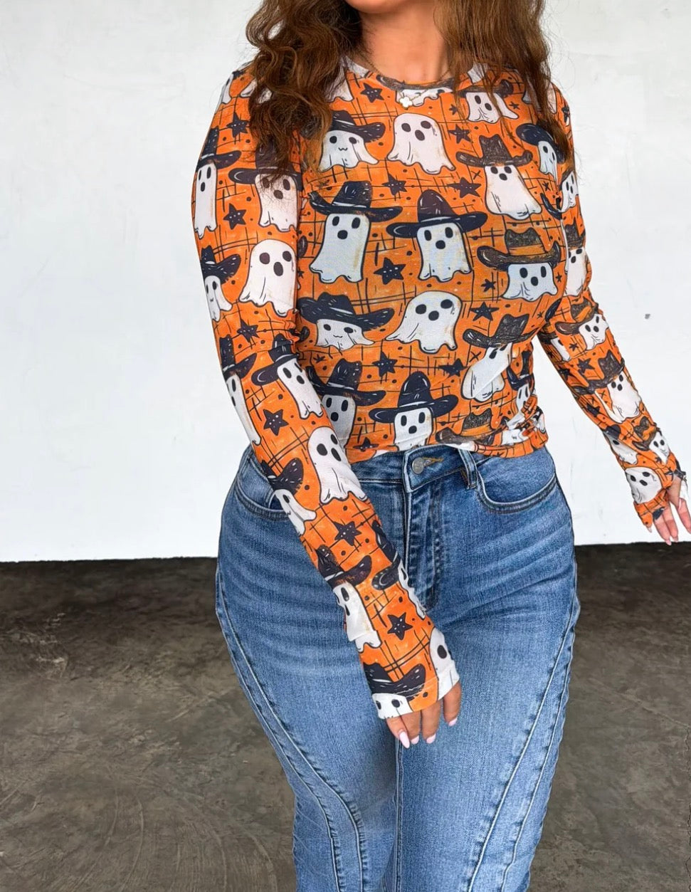 Halloween Mesh Top