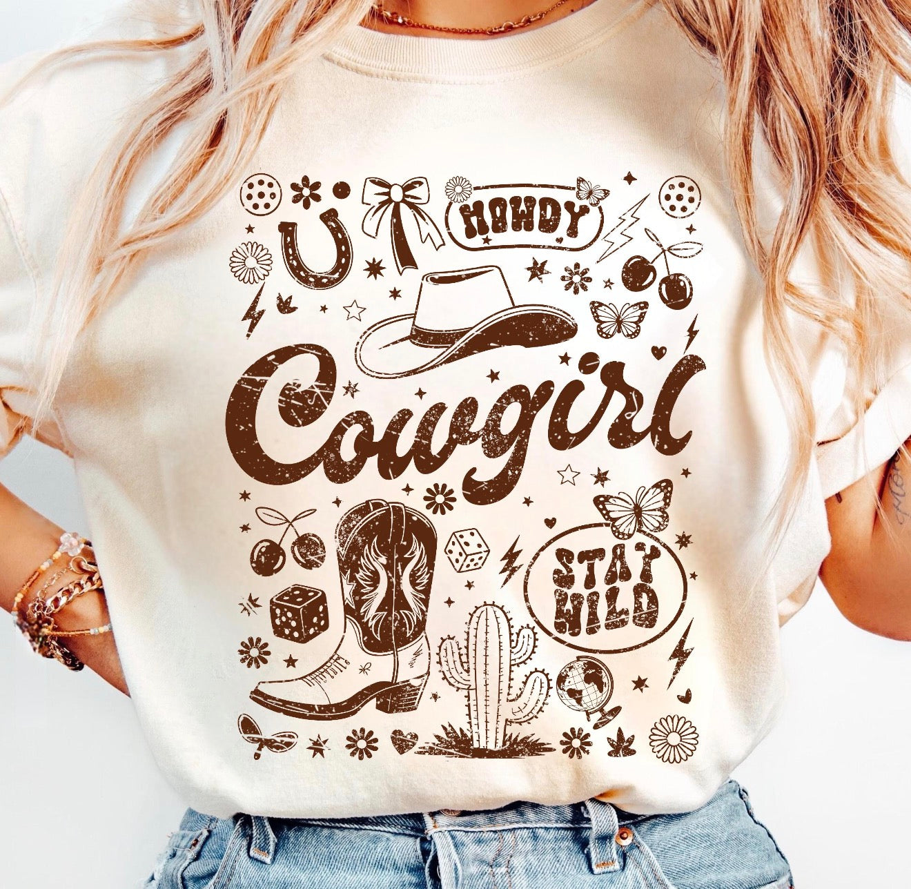 Howdy Cowgirl Tee