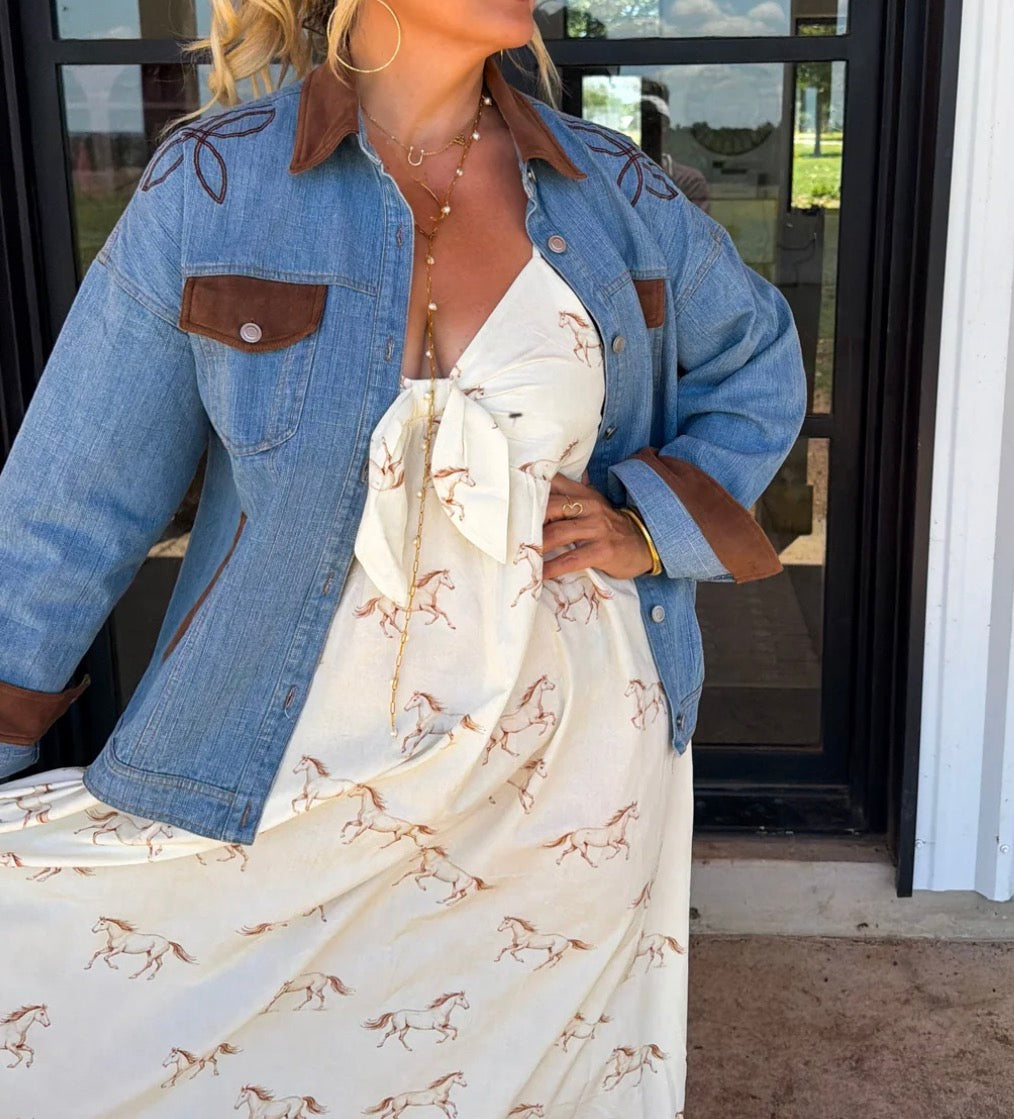 Cowboy Romance Denim Jacket
