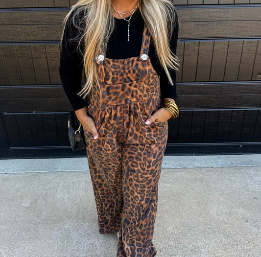 Leopard Overalls