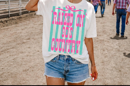 Raised on 90s Country Comfort tee