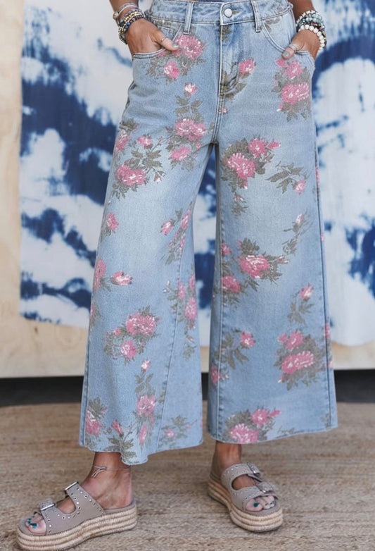 Floral Jeans