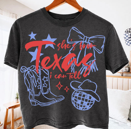 She’s from Texas tee
