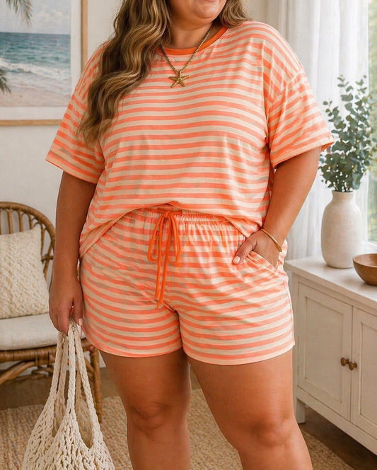 Creamsicle Stripe Set