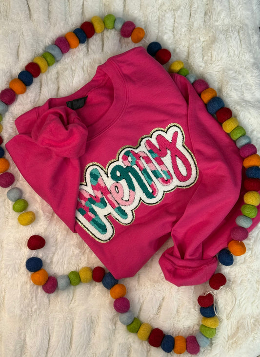 Merry Chenille Sweatshirt