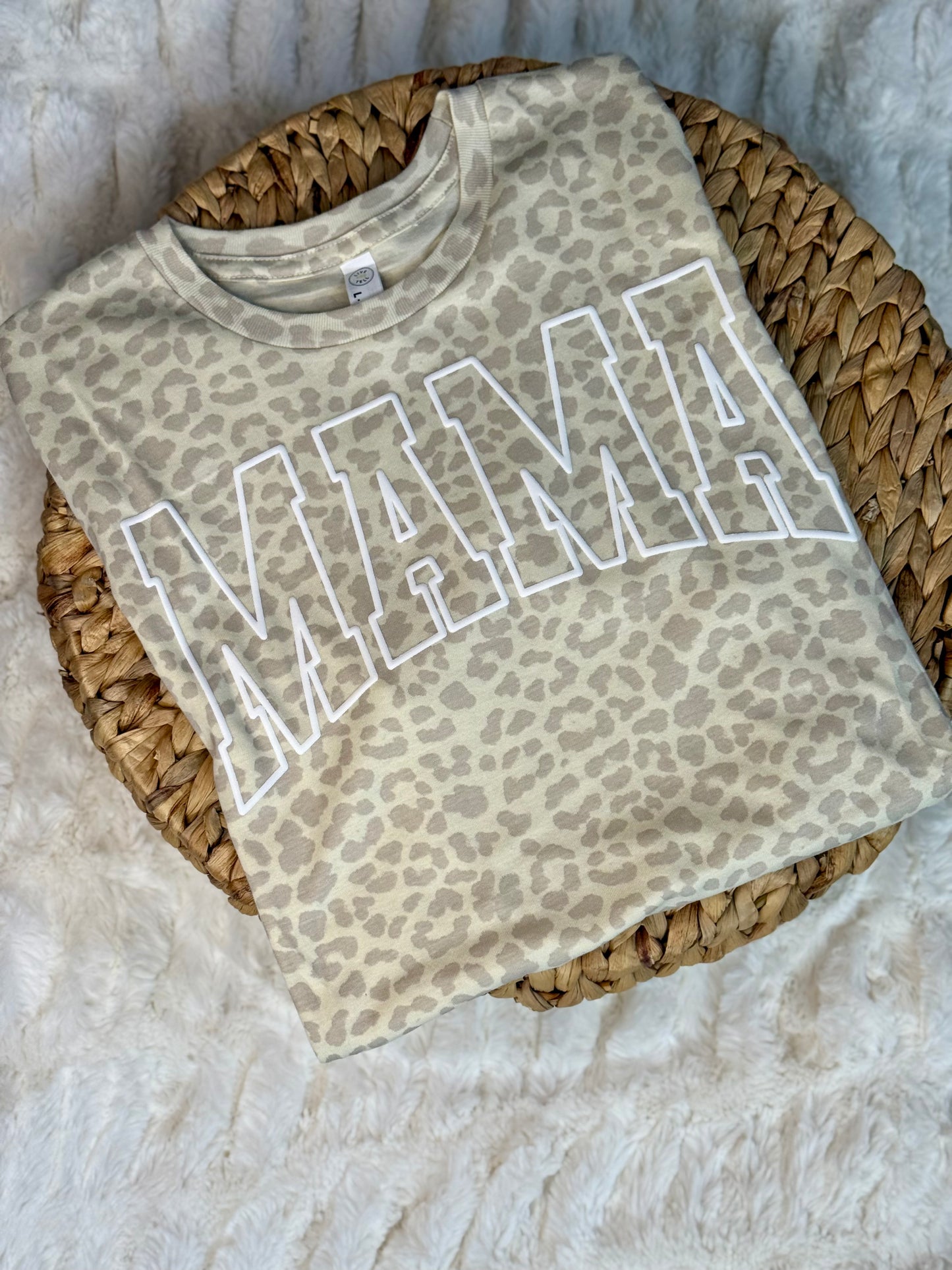 Mama Leopard Graphic Tee