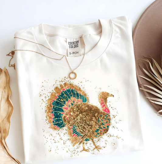 Speckled Turkey Tee