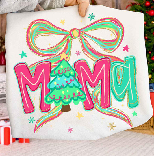 Mama Christmas Crewneck Sweatshirt